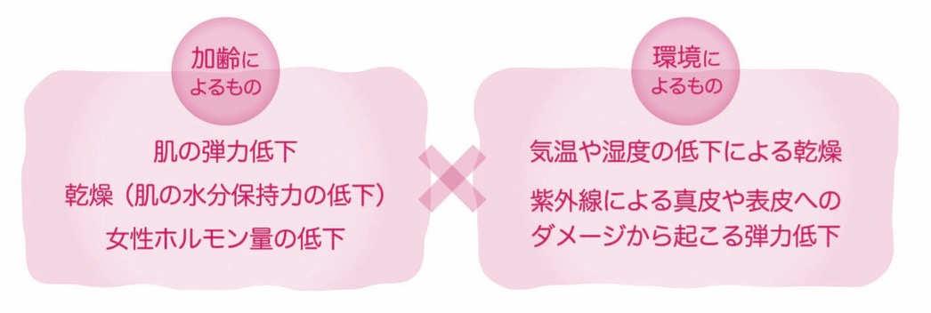 しわができる原因