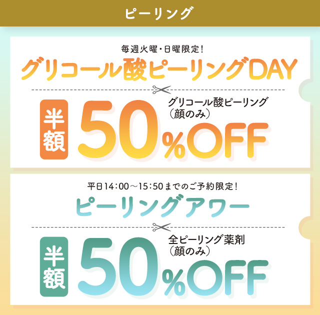 ピーリングバナー